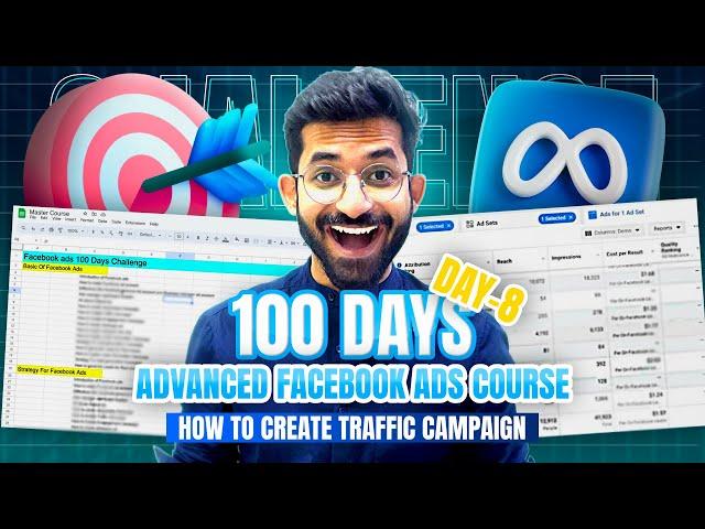 #8 Facebook Website Traffic Ads Campaign 2024 in Hindi | Advance Facebook Ads