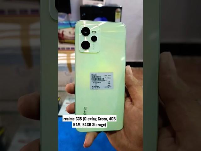 realme C35 (Glowing Green, 4GB RAM, 64GB Storage) unboxing