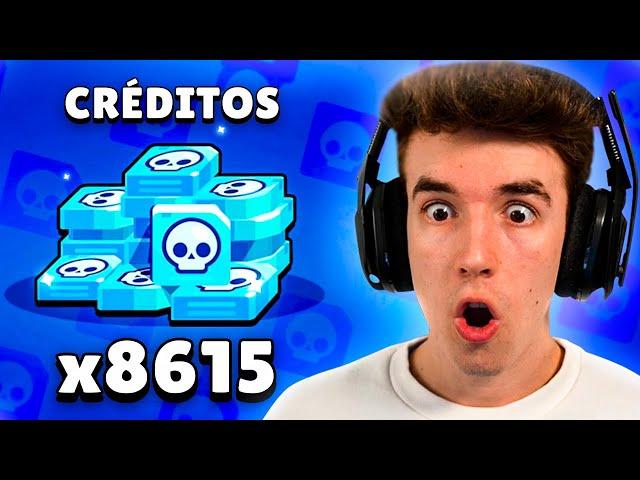 GASTO TODOS MIS CREDITOS (+8615) de BRAWL STARS