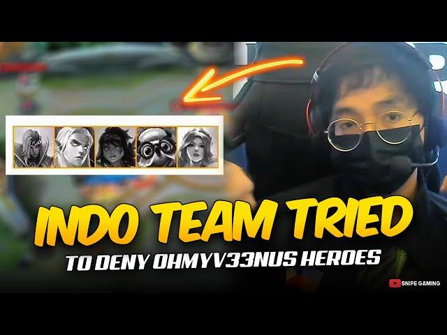 WHEN INDO TEAM TARGET BAN VEENUS HEROES BUT THEN THIS HAPPEN..