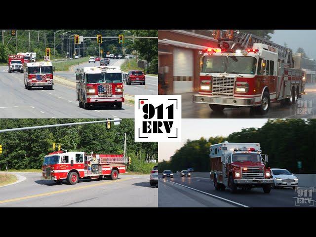 New Hampshire Fire Trucks Responding | Best of 2021 [Compilation]