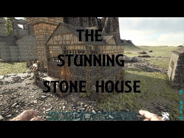 ARK THE STUNNING STONE HOUSE BUILD  with THE WARRIOR