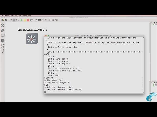 GNS3 Talks: Cisco IOS time saving commands and tips (Part 2)