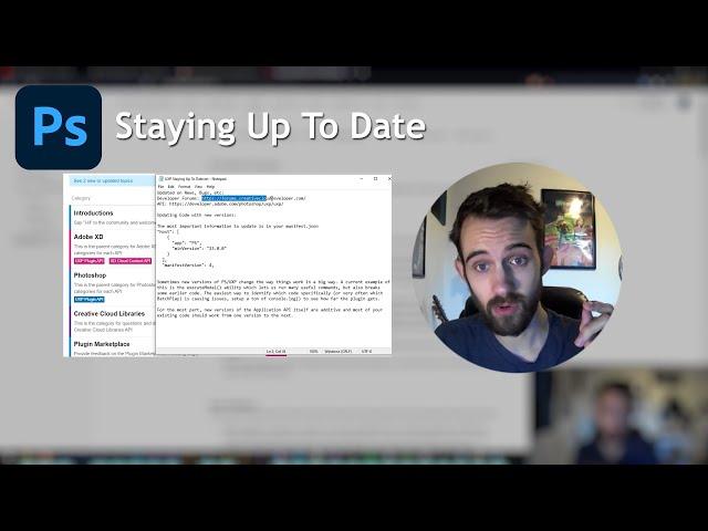 UXP plugin QuickTip - Staying Up To Date