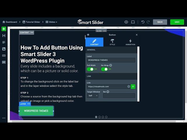 How To Add Button Using Smart Slider 3 WordPress Plugin?