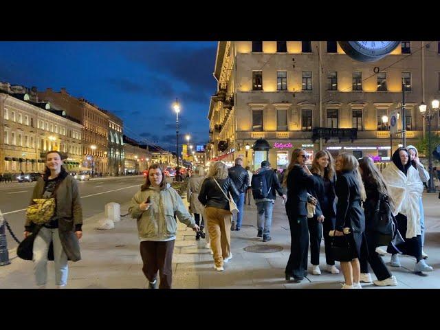 Nevsky Prospekt, St. Petersburg, Russia (June 2022) - Walking Tour