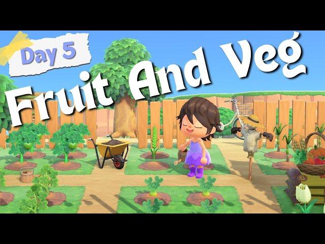 BUILDING A NORMCORE ISLAND IN 14 DAYS | ORCHARD AND FARM BUILD ACNH | ANIMAL CROSSING NEW HORIZONS