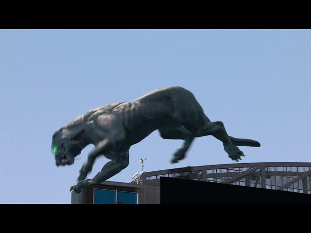 Carolina Panthers debut mixed-reality Panther at Home Opener