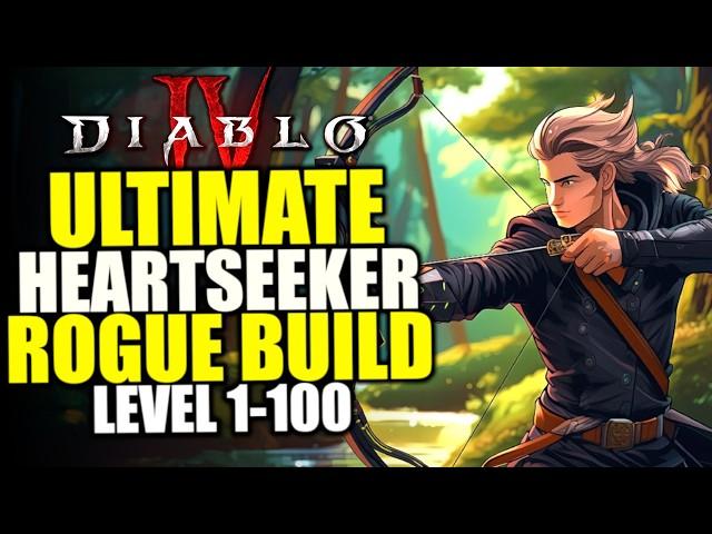 Diablo 4 BEST Rogue Leveling Build for Season 4 - ULTIMATE Heartseeker Rogue Build