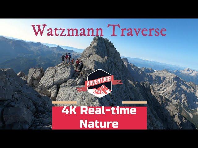 4K Virtual Hike Bavaria: Watzmann Traverse (Überschreitung) - full video - Wonderful Alpine Nature