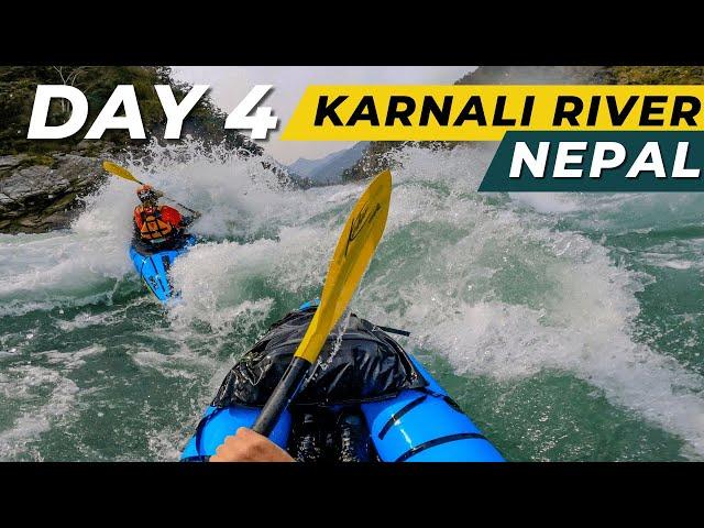 Packraft expedition Karnali River Nepal Day 4 - Why is the rapid called " jailhouse "? ‍