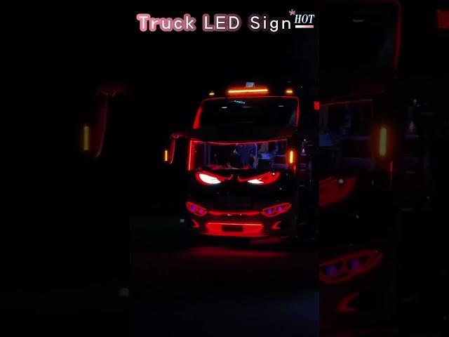 Truck USB LED Scrolling Message Sign Matrix Soft Screen APPControl Programmable Flexible LED Display