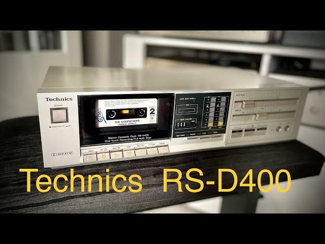 Technics  RS-D400 stereo cassette deck ...test demo...