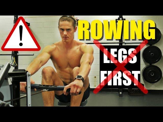 Rowing Machine: Why You Should NEVER Row 'Legs First'
