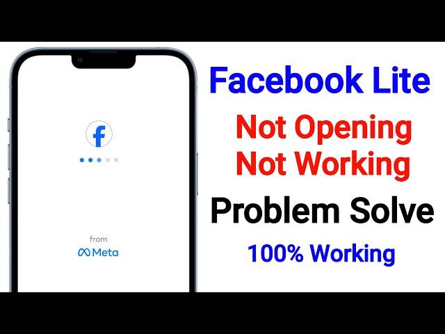 Fix Facebook Lite Not Opening | Fb Lite App Not Working | Facebook Lite Loading Problem Solve