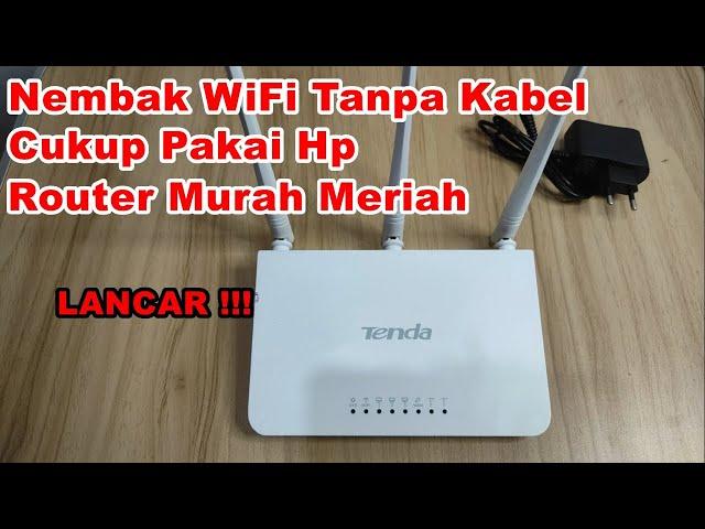 Cara Nembak WiFi Tanpa Kabel || Pakai Router Murah