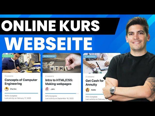 Wie man eine Online Kurs Webseite mit WordPress & Tutor LMS erstellt (2024)