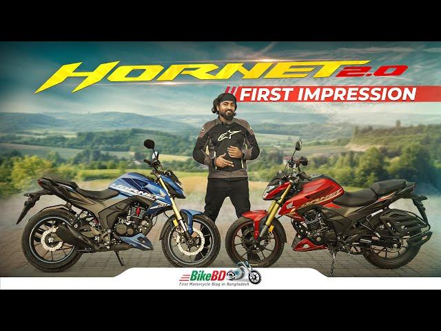 Unleashing The Honda Hornet 2.0 || First Impressions Review || BikeBD