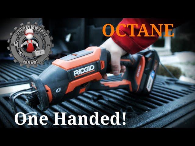 Ridgid OCTANE One Handed Reciprocating Saw REVIEW! ( R86448B )  #toolreviews #RIDGID #OCTANE