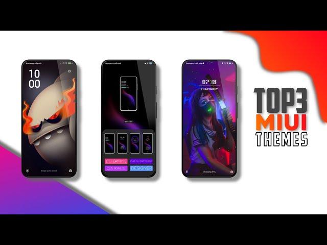 Top 3 MIUI Themes 2021 || Lockscreen Theme | Theme you ever seen