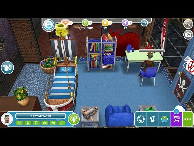 Have A Preeten Use A Study Desk - Sims Freeplay - Weekly Task