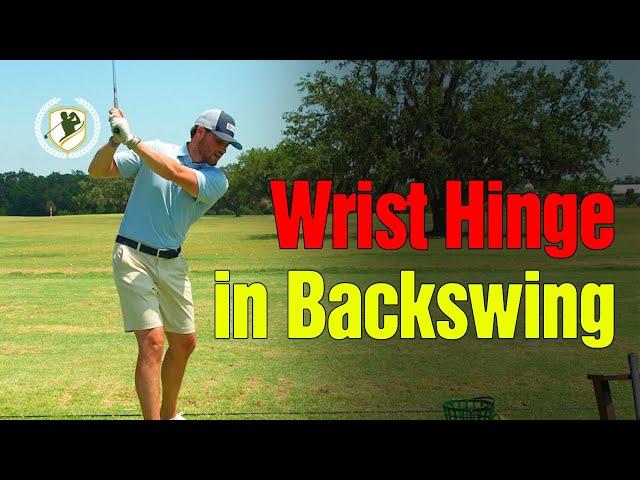 Proper Wrist Hinge in the Golf Backswing