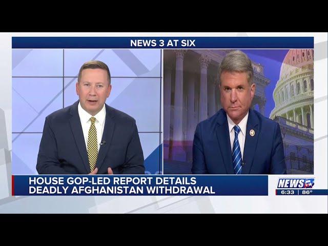 Rep. McCaul Joins KBTX to Discuss His Committee's Afghanistan Investigation