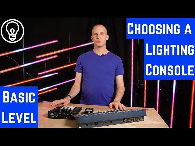 How Do You Choose a Basic Lighting Console?