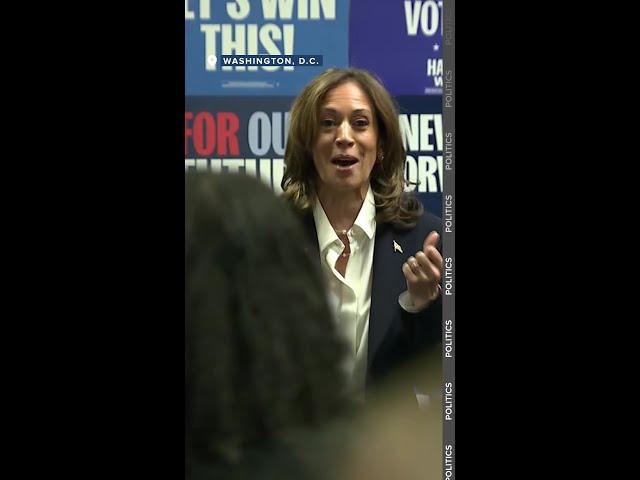 Kamala stops by DNC HQ