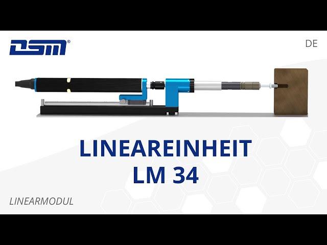 Lineareinheit LM 34 (SHOWCASE) | Linearmodul | DSM Messtechnik GmbH