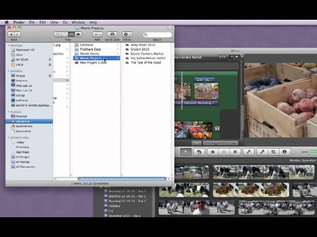 How to save an iMovie Project