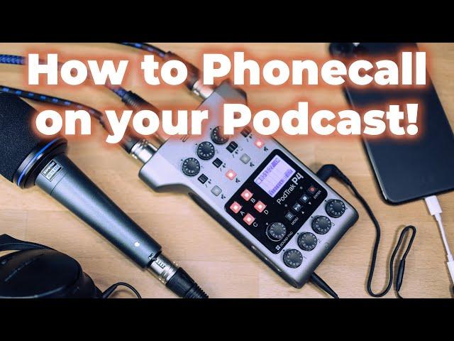 Mastering Podcast Interviews: Phone or Skype Call Recording with Mix Minus! Zoom PodTrak P4 Tutorial