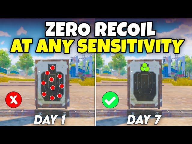 How To Get ZERO RECOIL at Any Sensitivity | Zero Recoil Sensitivity | BGMI/PUBG Mobile