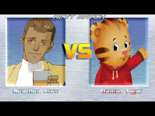 M.U.G.E.N BATTLES | Dee Bee Kaw vs Daniel Tiger