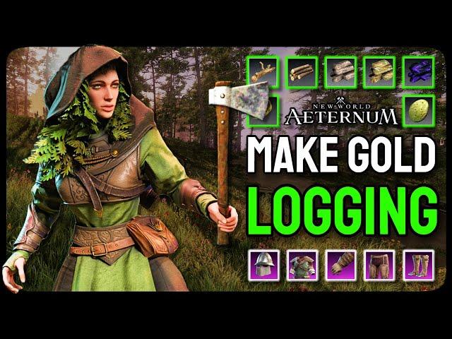 Best Ways To Make Gold Logging (New World: Aeternum)