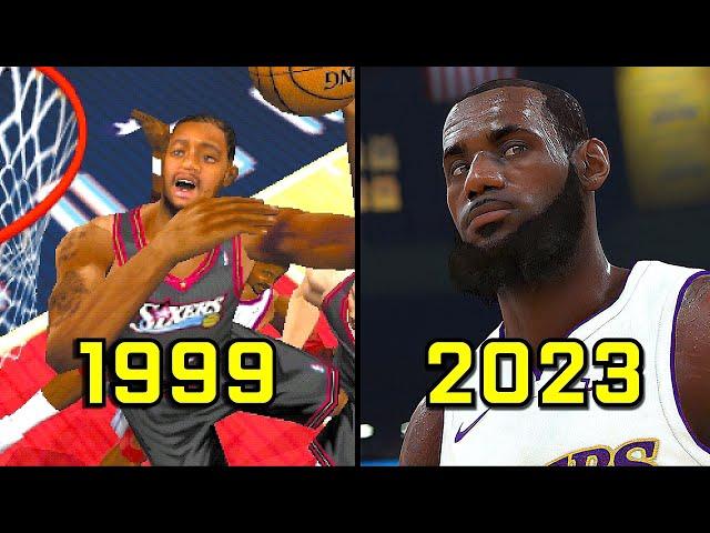 Evolution of NBA 2K 1999-2023