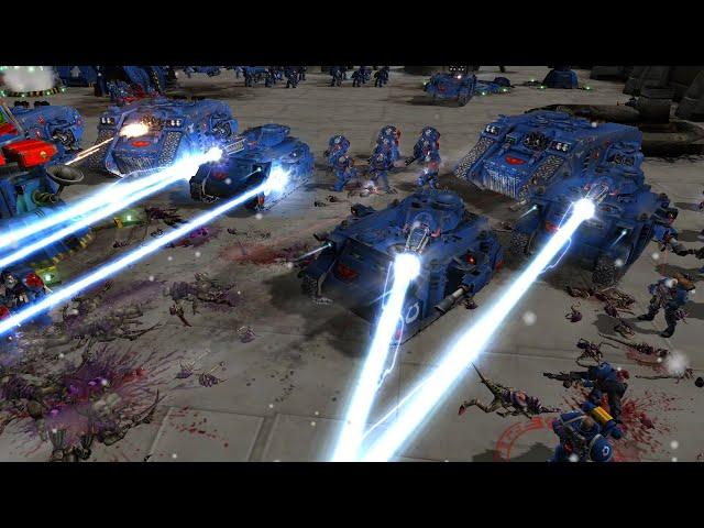 Unification Mod 2021: Survival: Imperial Guard & Ultramarines vs Tyranids - Dawn Of War: Soulstorm