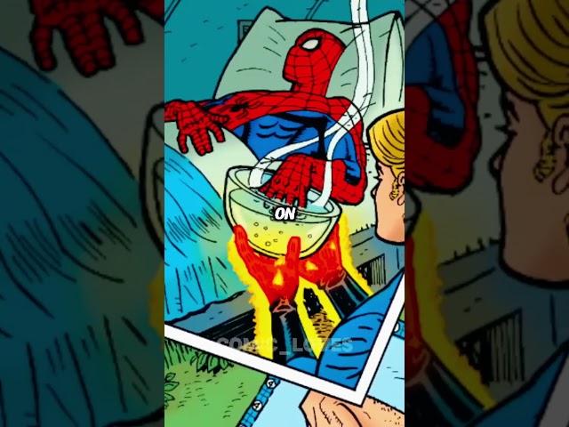 Spider Man's Prank War with the Human Torch #comics #spiderman #shorts