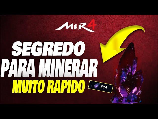 Mir4 Como Minerar Mais Rapido Guia completo