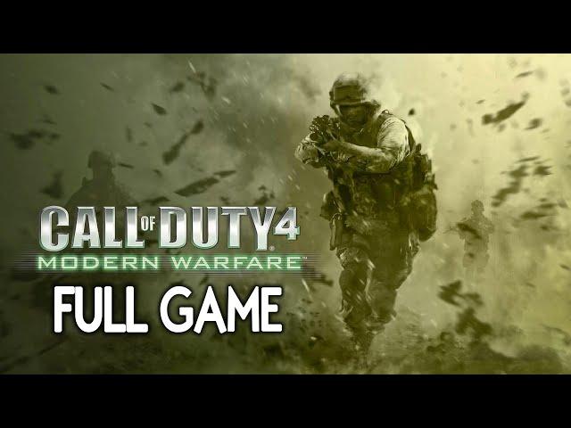 Call of Duty 4 Modern Warfare - FULL GAME Walkthrough Gameplay No Commentary