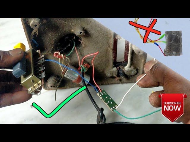 table fan electronics resistance coil connection ||SD Electric