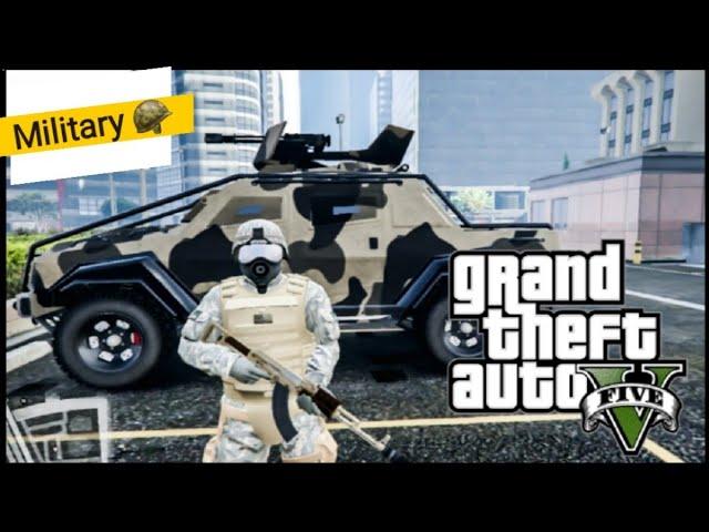 GTA V || Joining Military|| [5  wanted level - epic rage] || [🪖army vs bad cops]