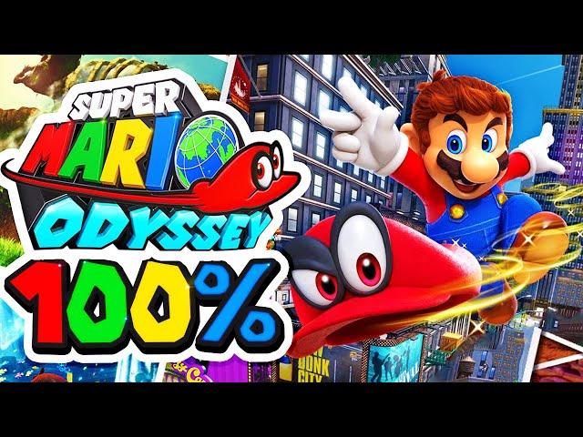 Super Mario Odyssey - 100% Longplay Full Game Walkthrough No Commentary Gameplay Playthrough