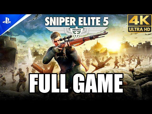 Sniper Elite 5 | Full Game Gameplay Playthrough Longplay [PS5 4K]