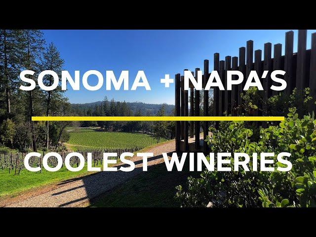 Sonoma and Napa’s most architectural wineries