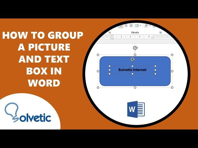 How to Group a Picture and Text Box in Word ️