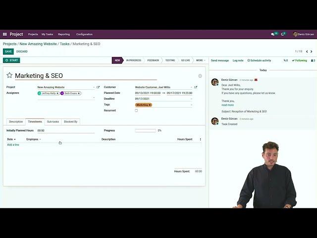 Organize Projects Perfectly with Odoo