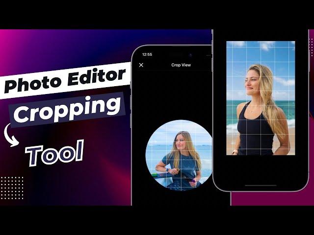 Photo Editor / Image Cropping Tool Using SwiftUI | Gestures | Xcode 14 | SwiftUI Tutorials