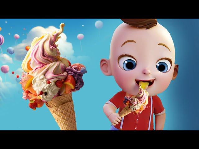 Ice Cream Song - Kids Songs & Nursery Rhymes @BabaSharo