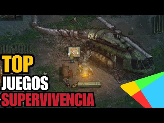 Top 5 Juegos SUPERVIVENCIA para ANDROID  y iOs (gratis y bajos recursos) 2023